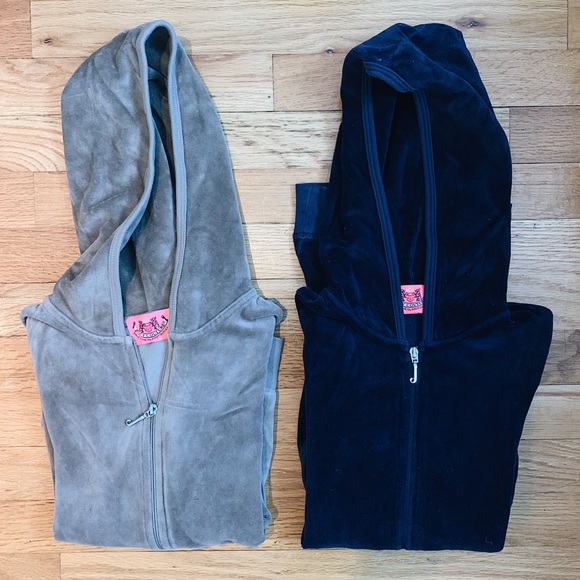 Juicy Couture Jackets & Blazers - Juicy Couture Velour Hoodies